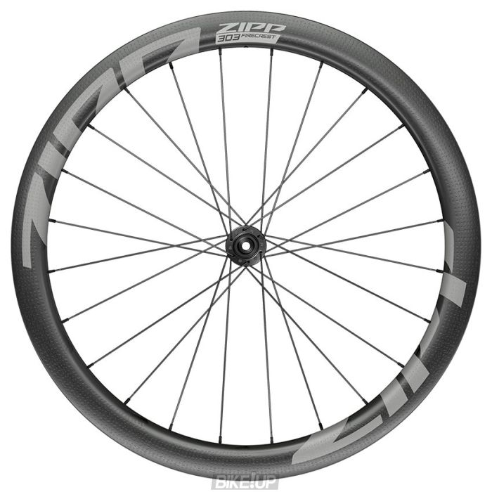 Колесо ZIPP 303 Firecrest Carbon Tubular Disc Brake Center Locking 700c Front 24Spokes 12x100mm Standard Graphic A1