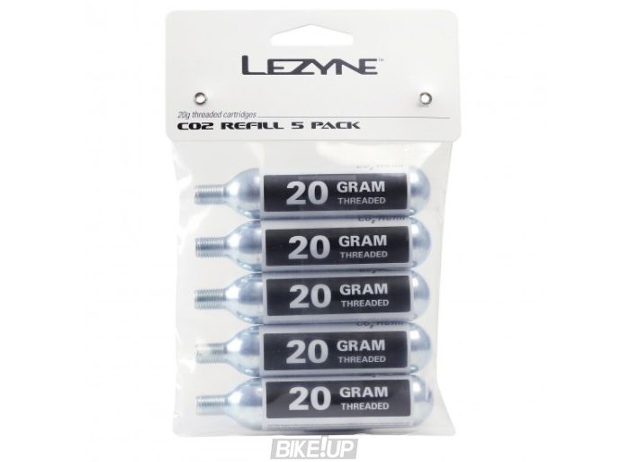 Балон Lezyne СО2 20G BOX 30 штук Сріблястий Y13