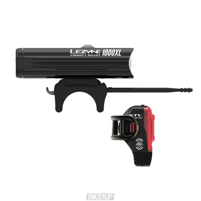 Комплект світла Lezyne CONNECT SMART 1000XL / KTV SMART PAIR Чорний 1000/75 люменів Y13