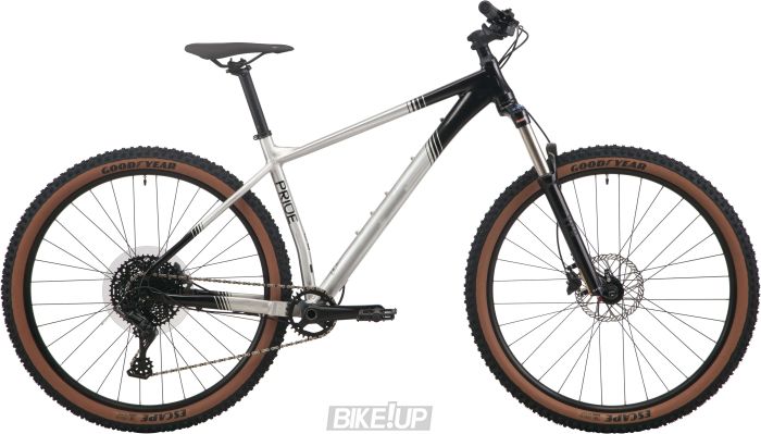 Велосипед 29" PRIDE Revenge 9.1 Сіро-Чорний