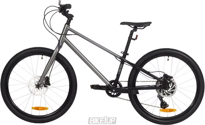 Велосипед 24" PRIDE Glider 4.2 2025 Чорний Сірий