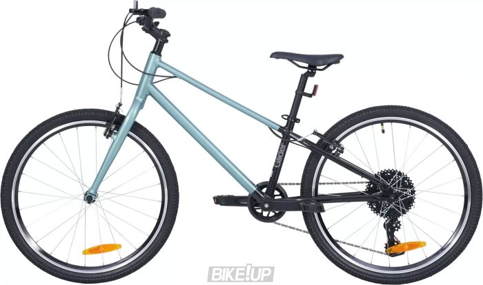 Велосипед 24" PRIDE Glider 4.1 2025 Чорний Блакитний