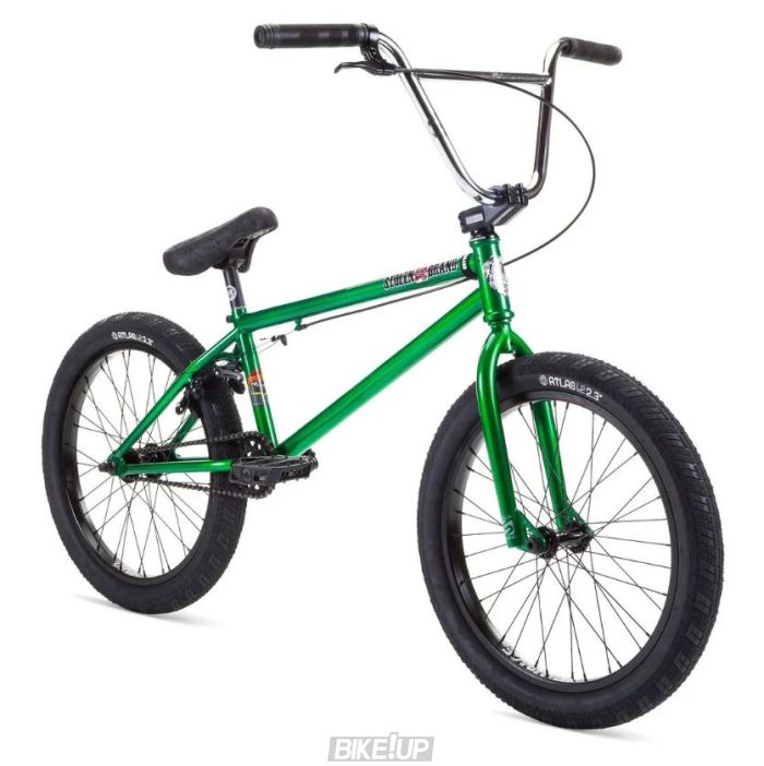 Велосипед bmx 20" STOLEN Heist 21.00" 2023 Dark Green Chrome 
