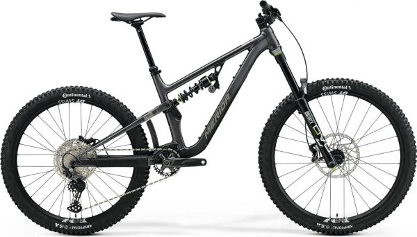 Велосипед двопідвіс MERIDA One-Sixty FR 800 Silk Dark Silver