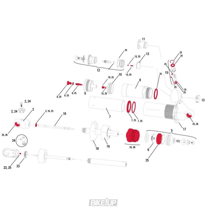 Сервисные запчасти SERVICE KIT FULL 2011-2012 VIVID