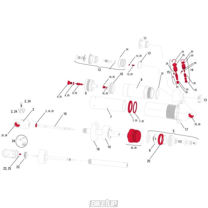 Сервисные запчасти SERVICE KIT FULL 2009-2010 VIVID