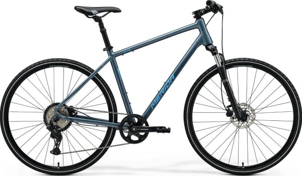 Велосипед гібрид MERIDA Crossway 20 Silk Steel Blue