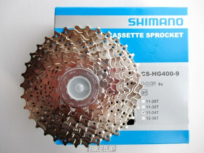 Касета CS-HG400-9, 11-34, срібл, 9-зв.