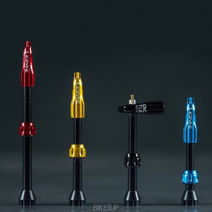 Ніпель для безкамерки Lezyne CNC TLR VALVE 44MM Чорний Y14