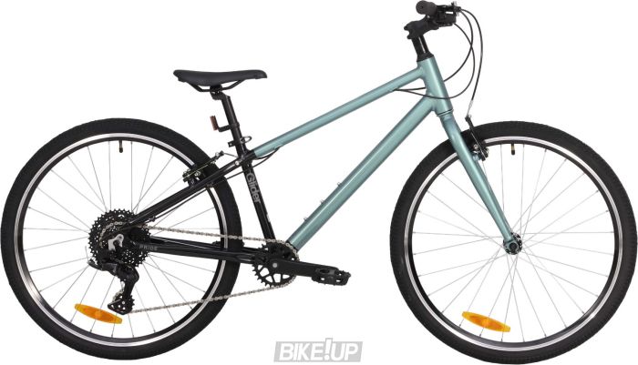 Велосипед 26" PRIDE Glider 6.1 2025 Чорний Блакитний