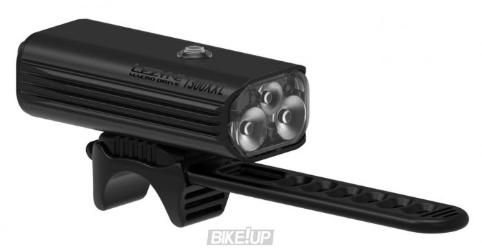 Переднє світло Lezyne MACRO DRIVE 1300XL Чорний матовий 1300 люменів Y13