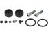 Сервісний набір гальм DISC BRAKE CALIPER PISTON SERVICE KIT - (INCLUDES 2 PISTONS, 2 PISTON TITANIUM BOLTS, SEALS, BLEED SCREW & O-RINGS) - RED AXS D1