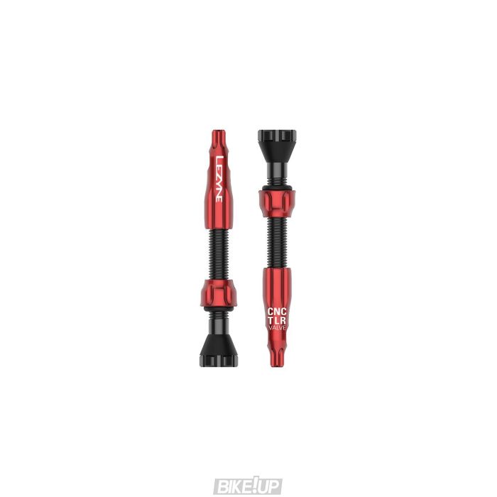 Ніпель для безкамерки Lezyne CNC TLR VALVE 44MM - RED