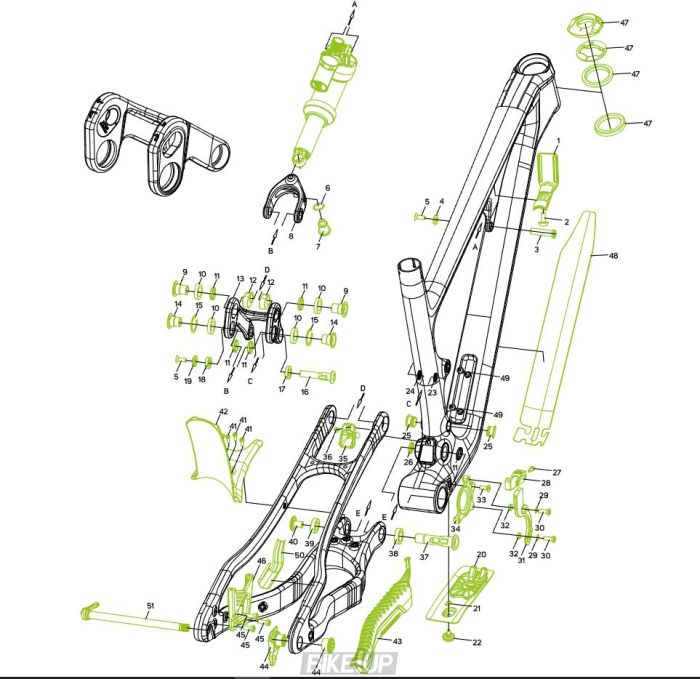 Болт BOLT BT-185 SUS303 M6*P1/15D/17D*55L,BLACK