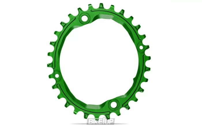 Oval 104BCD зірка шатунів, 36T, Green