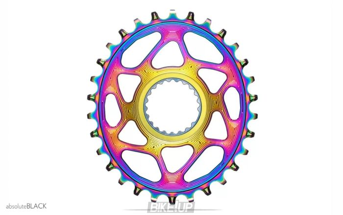 Oval XTR M9100 Direct Mount PVD зірка шатунів, 36T, Rainbow