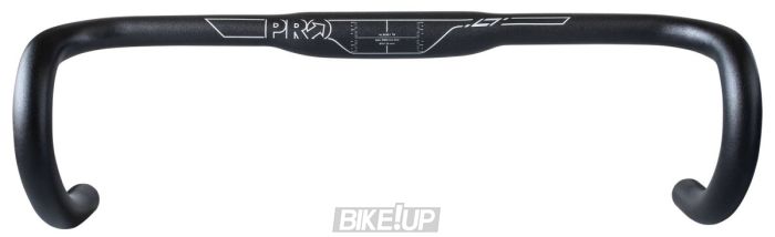 Кермо PRO шосейне ерго LT 44cm/31.8mm, чорне