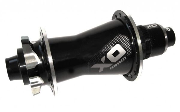 Втулка MTB Hub X0 DH Rear 6-Bolt Disc 32H Black/Silver, XD Driver Body (11/12spd) (includes 12x150 & 12x157 Through Axle Caps) - A1