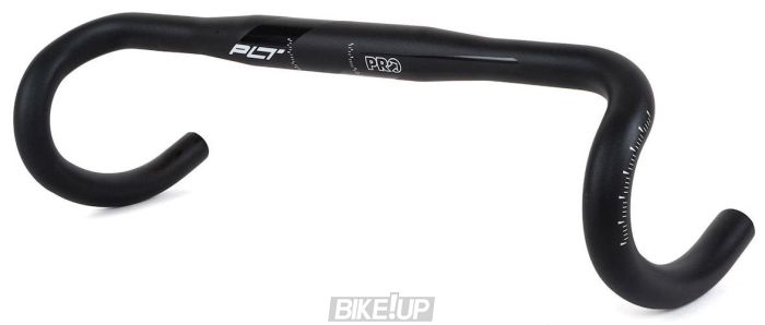 Кермо PRO шосейне компакт PLT 44cm/31.8mm, чорне