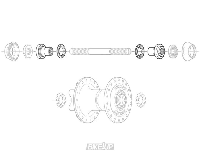 Конус HB-M756 XT передній