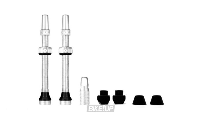 вентилі для бескамерних коліс MUC-OFF 80mm срібні