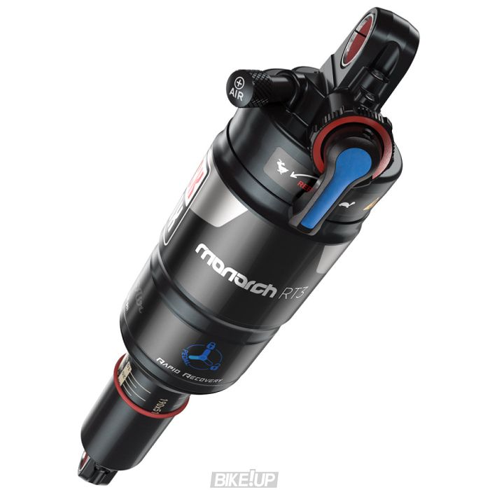 Амортизатор RockShox Monarch RT3 Auto Sag (197x48/7.75x1.9) MReb/LComp, SoftPedal, 320LockoutForce, FastBlack/SBC Shock Block 2013-2015 Camber/Rumor 29Alloy