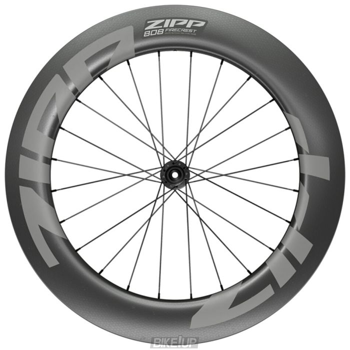 Колесо ZIPP 808 Firecrest Carbon Tubeless Rim Brake 700c Front 18Spokes Quick Release Standard Graphic A1