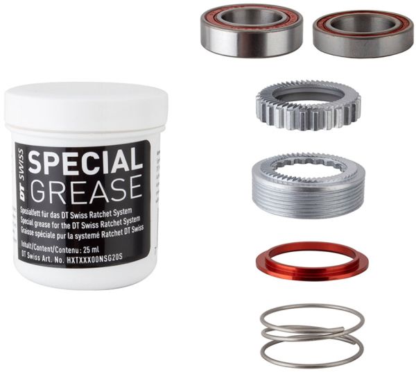 Сервісний набір DT SWISS KIT RATCHET 54T 180 EXP W. BEARINGS