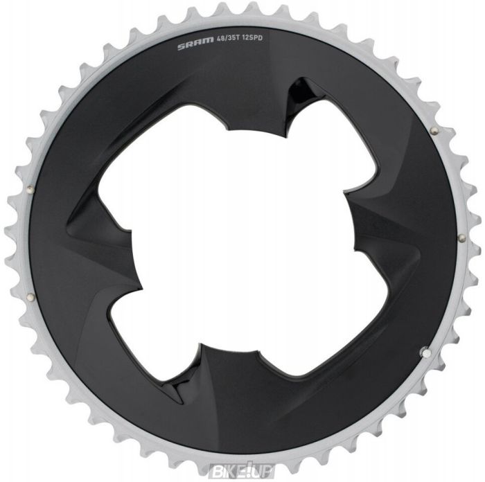 Зірка SRAM ROAD 48T 107BCD 2X12 FORCE POLAR GREY WITH COVER PLATE