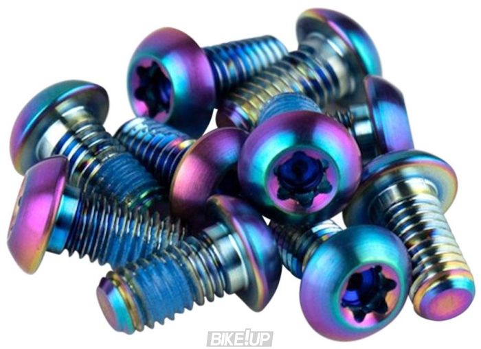 Болти ротора SRAM - Titanium T25, Rainbow Bolts (12шт)