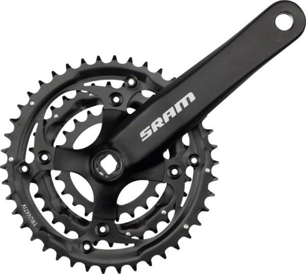 Шатуни SRAM Crank S600 8 sp 3.0 SquareTaper 175 BlastBlack 42-32-22