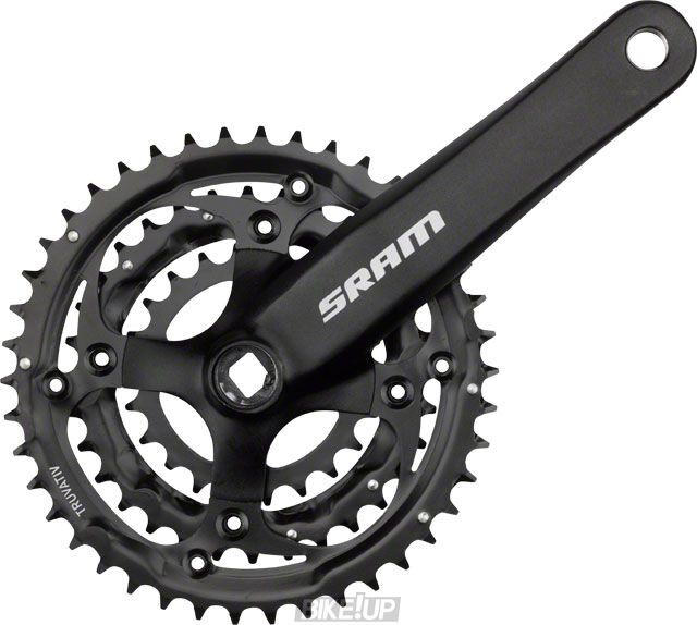 Шатуни SRAM Crank S600 8 sp 3.0 SquareTaper 175 BlastBlack 42-32-22