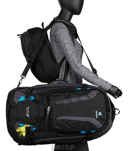 Рюкзак DEUTER Traveller 70 + 10 колір 7400 black-silver