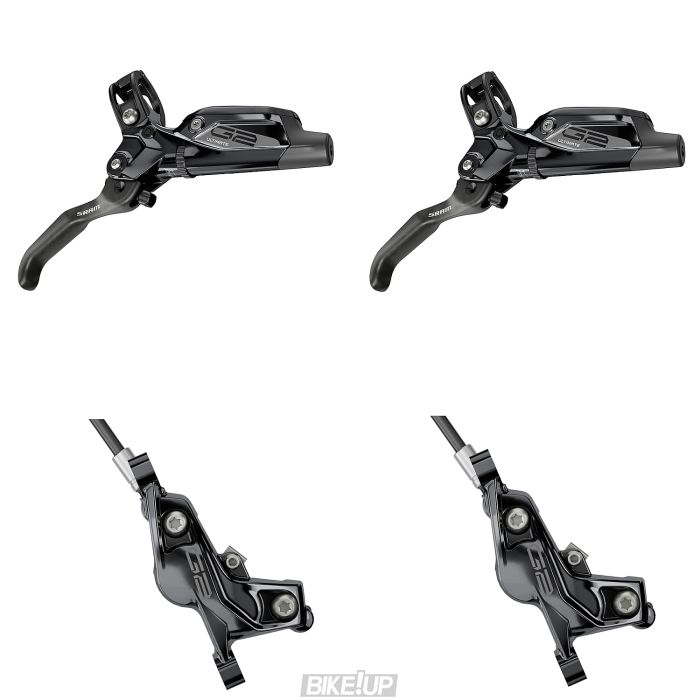 Гальма SRAM G2 Ultimate, Carbon Lever, Ti Hardware, Reach, SwingLink, Contact, Gloss Black Front 950mm Hose (includes MMX Clamp, Rotor/Bracket sold separately) A2