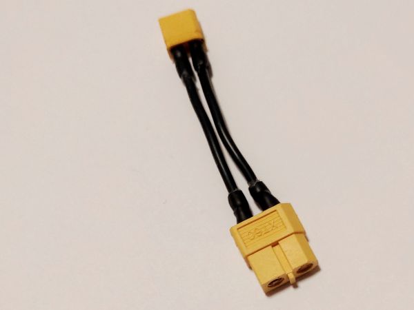 Адаптер XT60 Female to XT30 Male