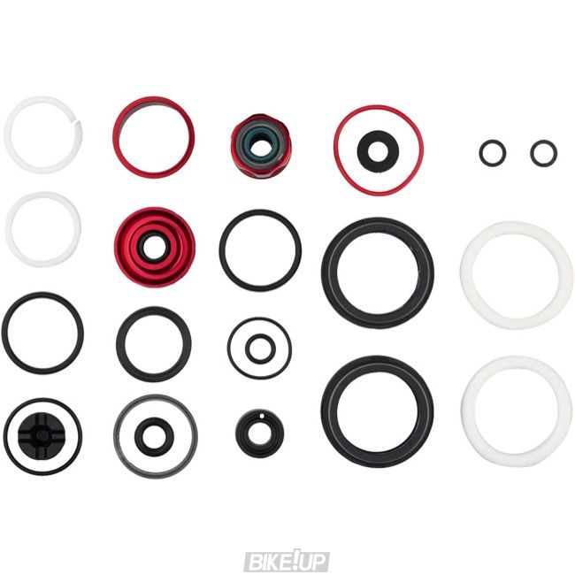 Сервісний набір RockShox 200 hour/1 YEAR SERVICE KIT (INCLUDES DUST SEALS, FOAM RINGS, O-RING SEALS, CHGR3 DAMPER SEALHEAD, DEBONAIR+ SEALHEAD - LYRIK SELECT+ D1+/ULTIMATE D1+ (2023+)