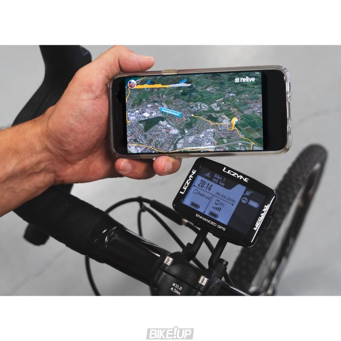 GPS компьютер Lezyne MEGA XL GPS HR/ProSC LOADED Чорний Y14