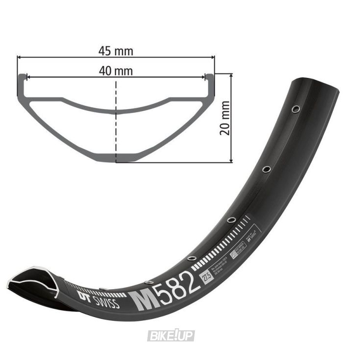 Обід DT SWISS M 582 27x40 DISK BRAKE 28отв.