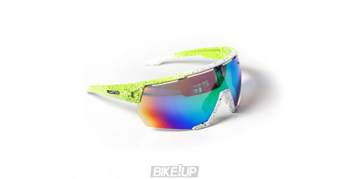 Окуляри LYNX Omaha Race Shiny Green White with Black Spot Omaha Race