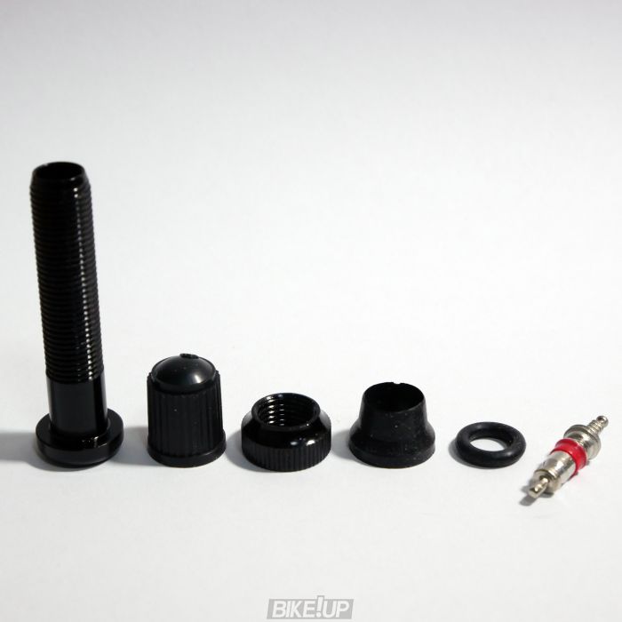 Bicycle tubeless valve BikeBros Schrader AV 35mm  Black Green