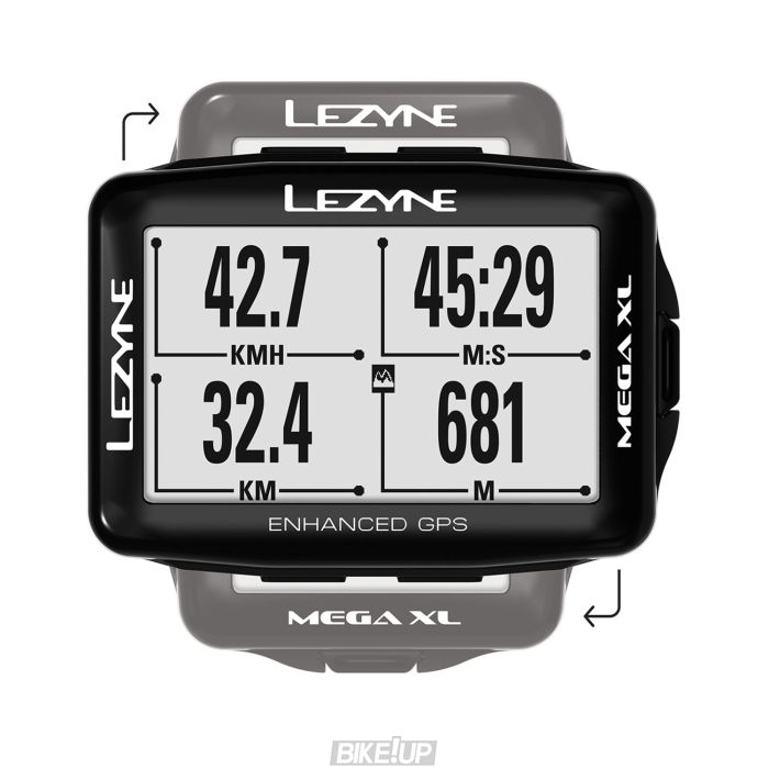 GPS компьютер Lezyne MEGA XL GPS Чорний Y13