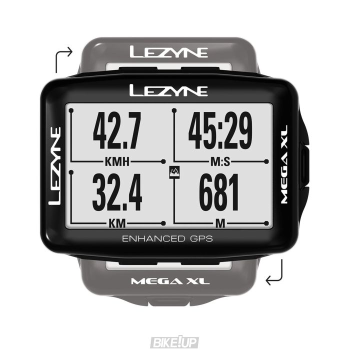 GPS компьютер Lezyne MEGA XL GPS HR/ProSC LOADED Чорний Y14