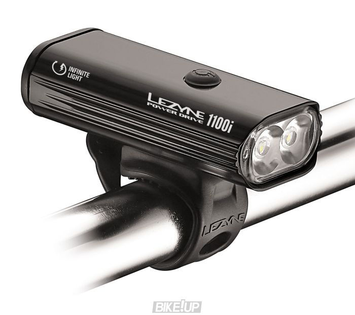 Переднє світло Lezyne POWER DRIVE 1100I LOADED Чорний 1100 люменів Y12