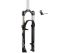Вилка RockShox 30 Silver TK - Coil 100mm, 26", вісь 9mm, Чорний, TurnKey Манетка права, Шток 1 1/8"