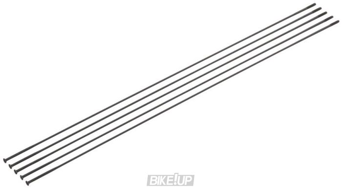 SPOKE,SS,S.P.2.0/1.5,303MM,BLK,5PAK