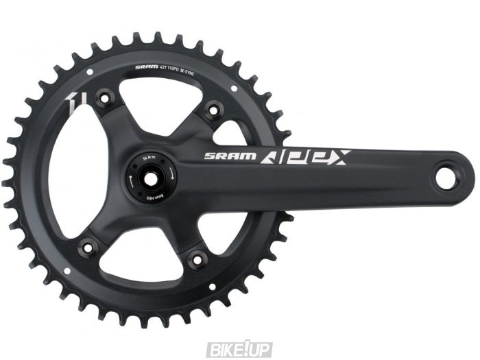 Шатуны APEX AM FC APEX 1 BB30 1725 BLK 42T XSYNC