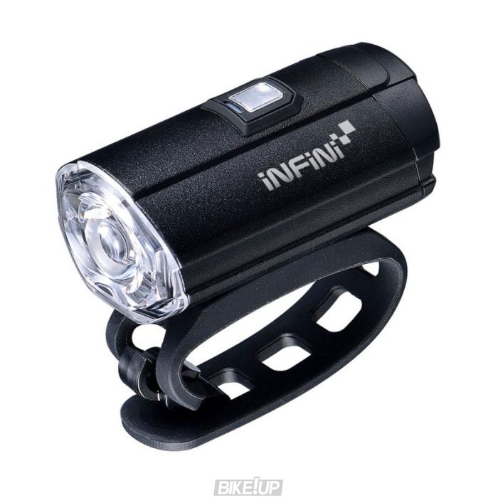 Світло переднє INFINI TRON 300 6 ф-цій, ALU чорний USB