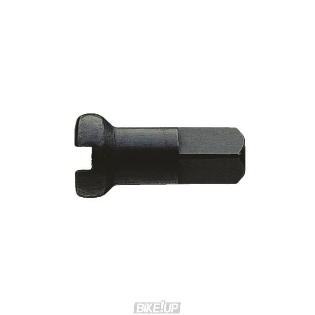 Ниппели алюминиевые DT nipples in light alloy black 2.0 x 12 mm 30-008 х100шт