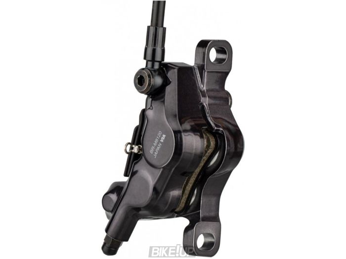 Гальмо гідравл. дискове M8120 DEORE XT переднє (ліва ручка, 4-поршн каліпер, J-kit гідролінія 1000мм)